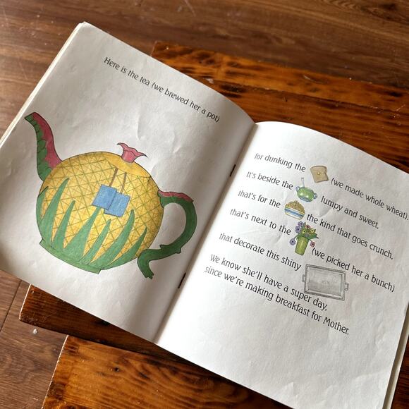 Vintage 1998 We're Making Breakfast For Mother Paperback Book - Picture 6 of 9